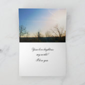 VALENTINE, MEINE SONNENSCHIRMkarte Feiertagskarte (Innenseite)