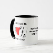Valentine MELANIN QUEEN KING PLAYCARDS Paare Tasse (Vorderseite Links)