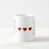 Valentine mit Sprichwort Kaffeetasse (Mittel)
