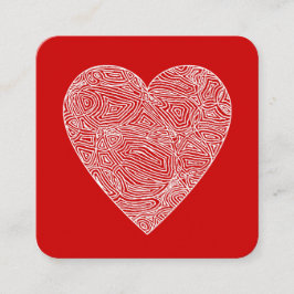 Valentine Mitteilungskarte