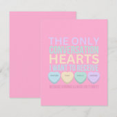 Valentine Mitteilungskarte (Vorne/Hinten)