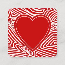 Valentine Mitteilungskarte