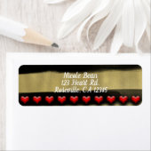 Valentine Modern Black Bow Gold Paint Sweet 16 (Insitu)