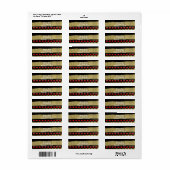 Valentine Modern Black Bow Gold Paint Sweet 16 (Vorne)