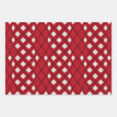 Valentine Modern Raute Muster Set Nr. 1 Geschenkpapier Set (Vorderseite 3)