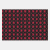 Valentine Modern Raute Muster Set Nr. 1 Geschenkpapier Set (Vorderseite 2)