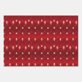 Valentine Modern Raute Muster Set Nr. 7 Geschenkpapier Set (Vorderseite 2)