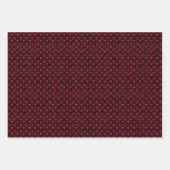 Valentine Modern Raute Muster Set Nr. 7 Geschenkpapier Set (Vorderseite)