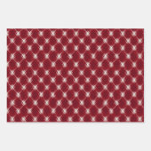 Valentine Moderne Raute Muster Set Nr. 4 Geschenkpapier Set (Vorderseite 3)