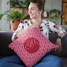 Valentine Monogram Kissen
