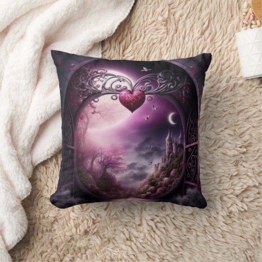 Valentine Moonlight Kissen (Decke)