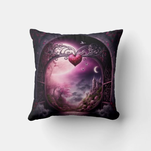 Valentine Moonlight Kissen (Rückseite)