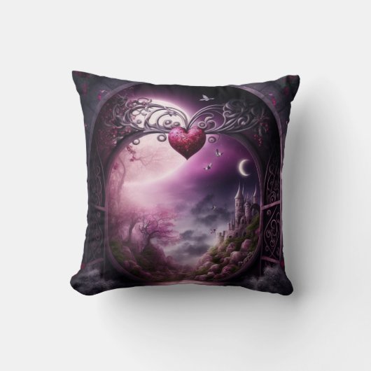 Valentine Moonlight Kissen (Vorderseite)