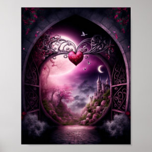 Valentine Moonlight Poster