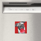Valentine-Mops-Magnet Magnet (In Situ (Geschirrspüler))