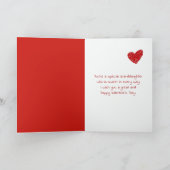 Valentine Mouse für Großtochter Karte (Innenseite)