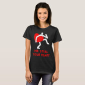 Valentine Mr. Steal Your Heart Raglan T-Shirt (Vorne ganz)