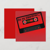 Valentine Music Feiertagskarte (Vorne/Hinten)