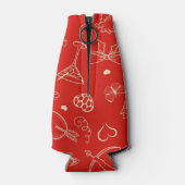 Valentine Muster 2 Flaschenkühler (Rückseite)