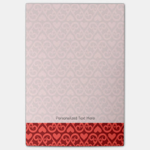 Valentine-Muster 2 Post-it Klebezettel