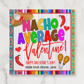 Valentine Nacho Gift Tag Geschenkanhänger (Vorderseite)