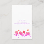 Valentine Necklace Display Card ・ Blume des Lebens Visitenkarte (Rückseite)