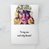 VALENTINE NEGRO FRAMAN CARD KARTE (Innenseite)