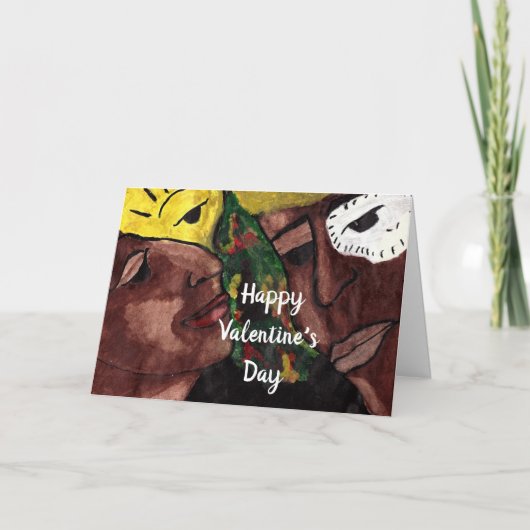 VALENTINE NEGRO FRAMAN CARD KARTE (Vorderseite)