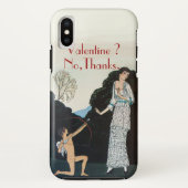 VALENTINE ? NEIN, DANKE /RETRO ANTI VALENTINE'S DA Case-Mate iPhone HÜLLE (Rückseite)