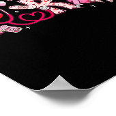 Valentine Nicu Icu Er Rn Nurse Scrub Top Women Gir Poster (Ecke)