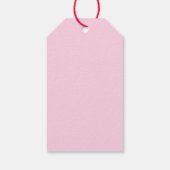 Valentine Niedlich Bunny Rabbit Cartoon Herzgesche Geschenkanhänger (Rückseite)