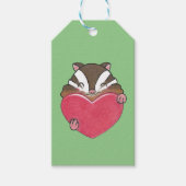 Valentine Niedlich Chipmunk Eichhörnchen-Geschenkm Geschenkanhänger (Vorderseite)