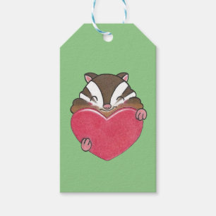 Valentine Niedlich Chipmunk Eichhörnchen-Geschenkm Geschenkanhänger