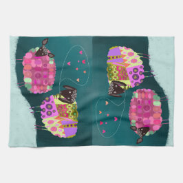 Valentine Niedlich Sheep Kitchen Handtuch