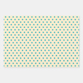 Valentine niedliche Eulen quadratisches Muster tür Geschenkpapier Set (Vorderseite 2)