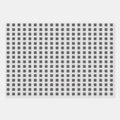 Valentine niedliche Hunde dotieren quadratisches M Geschenkpapier Set (Vorderseite 3)