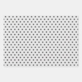 Valentine niedliche Hunde dotieren quadratisches M Geschenkpapier Set (Vorderseite 2)