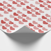 Valentine niedliche Liebe Geschenkpapier (Ecke)