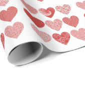 Valentine niedliche Liebe Geschenkpapier (Rolleneckpunkt)