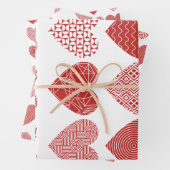 Valentine niedliche Liebe Geschenkpapier Set (Beispiel)