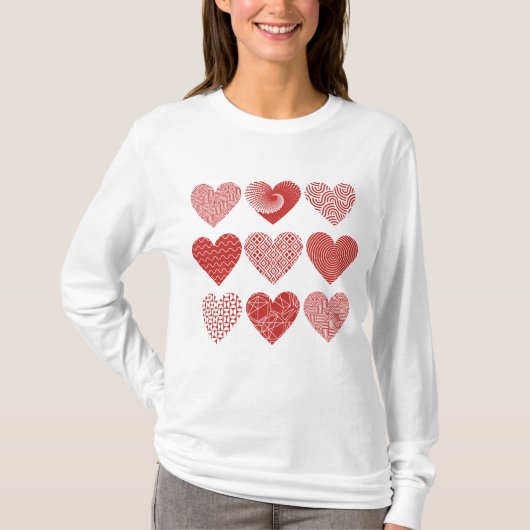 Valentine niedliche Liebe T-Shirt (Vorderseite)