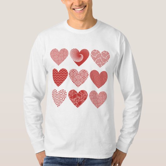 Valentine niedliche Liebe T-Shirt (Vorderseite)