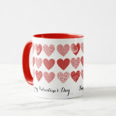 Valentine niedliche Liebe Tasse (Vorderseite Links)