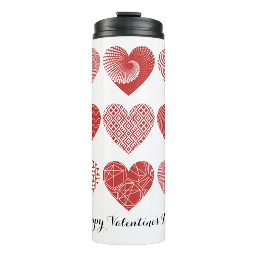 Valentine niedliche Liebe Thermosbecher (Vorderseite)