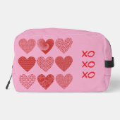 Valentine niedliche Liebe Waschbeutel (Rückseite)