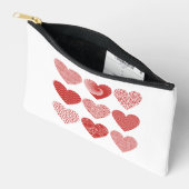 Valentine niedliche Liebe Zubehörtasche (Offen)