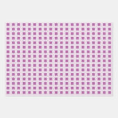 Valentine niedliche Vögel dotieren quadratisches M Geschenkpapier Set (Vorderseite 3)