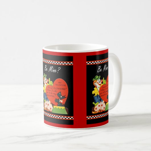 Valentine Not Clowning Around Scottish Terrier Kaffeetasse (VorderseiteRechts)