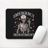 Valentine Notaufnahme Krankenschwester Notfallstat Mousepad (Mit Mouse)