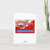 Valentine Notecard, Polnisch Feiertagskarte (Rückseite)